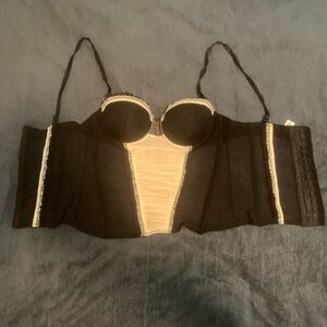 Black and White corset